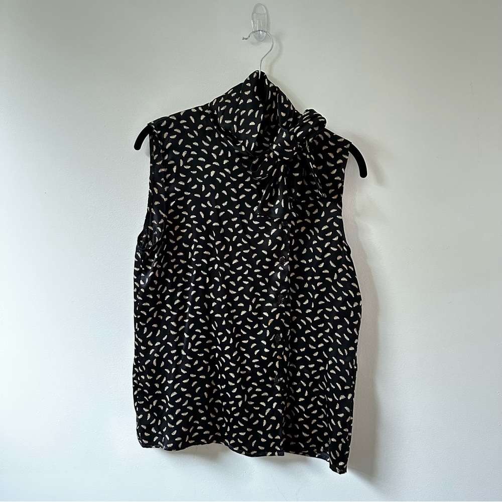 Vintage Anne Klein Sleeveless Silk Blouse Size:6